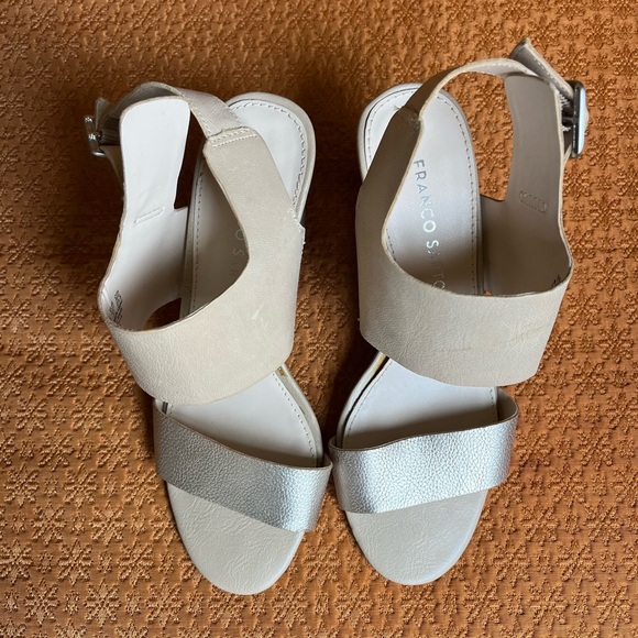 Franco Sarto Faux Leather Heel Sandal - Picture 3 of 3